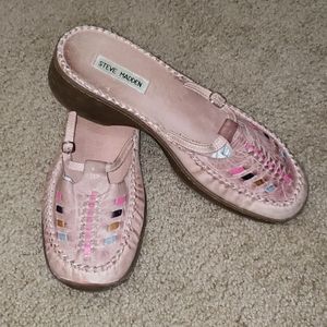 Steve Madden Pink Slide Sandals